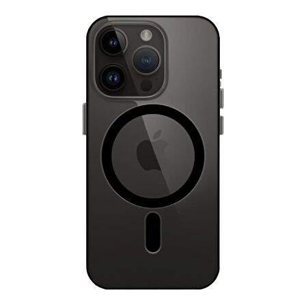 BİKAPAK MAGPRO IPHONE 14 PRO MAX SİYAH KAPAK