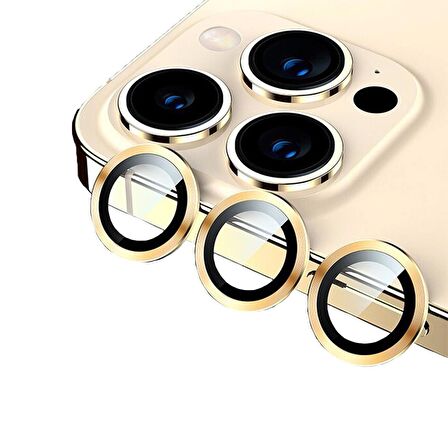BİNANO METAL RİNG IPHONE 14 PRO/14 PRO MAX GOLD KA