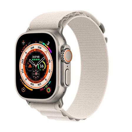 E2M Apple Watch Uyumlu 38-40-41MM KRD-26 ALPINE SİYAH KOR 
