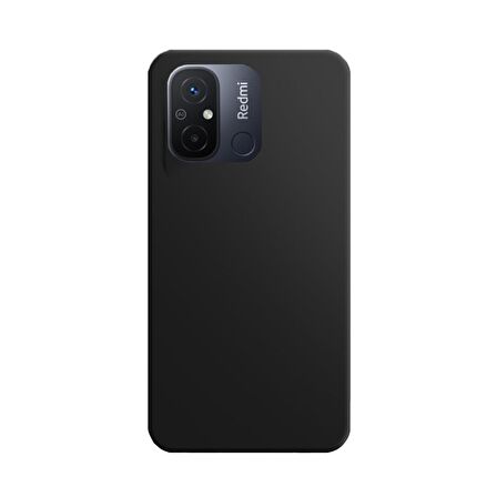 BİKAPAK ECO SENSE XIAOMI REDMI 12C SİYAH KAPAK