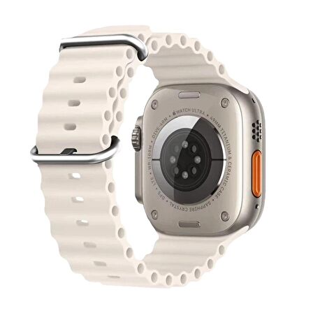 E2M Apple Watch Uyumlu 42-44-45-49MM KRD-28 OCEAN BEJ KOR 