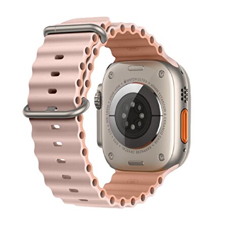 E2M Apple Watch Uyumlu 38-40-41MM KRD-28 OCEAN ÇİFT RENKL 