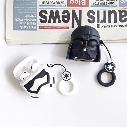 E2M AIRPODS 1-2 KILIF DARTH VADER BEYAZ