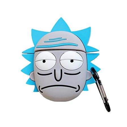 E2M AIRPODS 1-2 KILIF RICK AND MORTY MAVİ