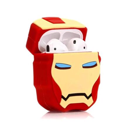 E2M AIRPODS 3 KILIF IRON MAN KIRMIZI