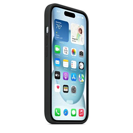 BİKAPAK MAGSENSE IPHONE 15 BLACK KAPAK