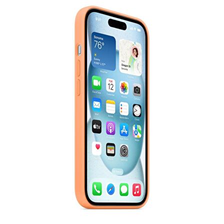 BİKAPAK MAGSENSE IPHONE 15 ORANGE KAPAK