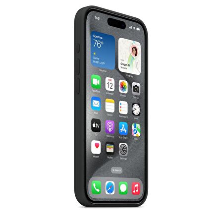 BİKAPAK MAGSENSE IPHONE 15 PRO BLACK KAPAK