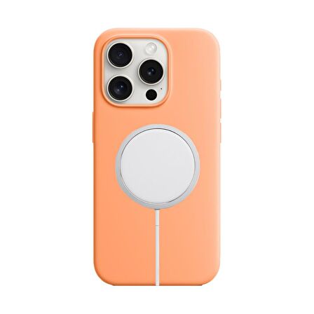 BİKAPAK MAGSENSE IPHONE 15 PRO MAX ORANGE KAPAK