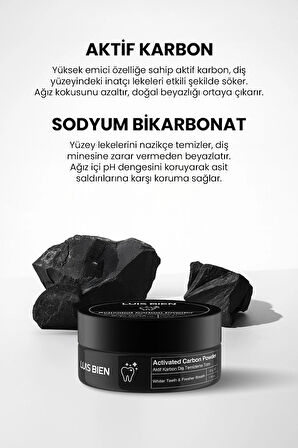 Aktif Karbon Diş Temizleme Tozu 50 gr
