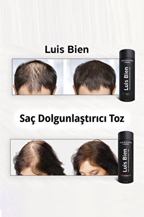 Saç Dolgunlaştırıcı Toz Fiber - Siyah