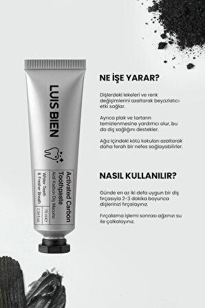 Luis Bien Diş Beyazlatma Seti + Bambu Diş Fırçası