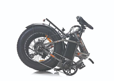 Corelli Voniq 20 Jant 42 Folding Fat Bike Elektrikli Bisiklet Gri