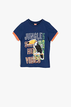 Koton Erkek Bebek Yazılı Baskılı Tişört