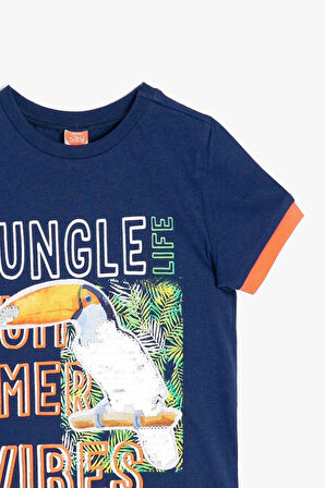 Koton Erkek Bebek Yazılı Baskılı Tişört