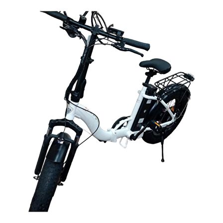 Corelli Voniq 20 42 Folding Fat Bike Beyaz