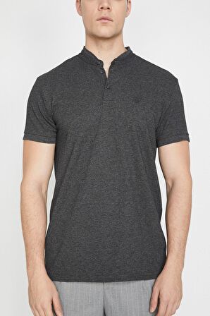 Erkek Gri T-Shirt 9YAM12033LK