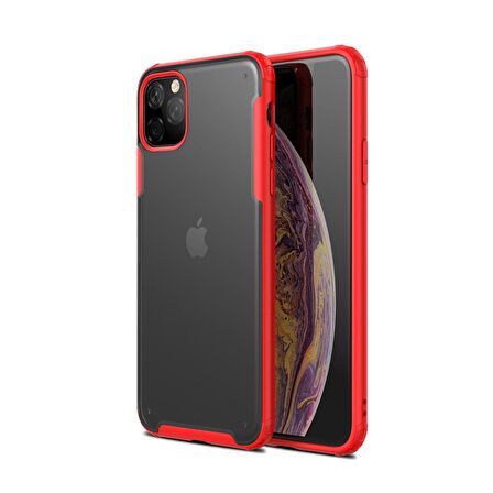 BİKAPAK ELIT MIST IPHONE 11 PRO MAX KIRMIZI KAPAK