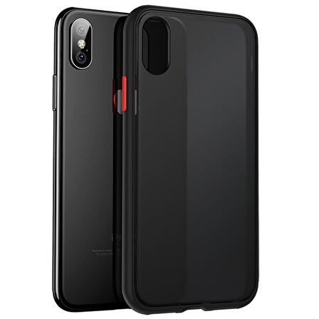 BİKAPAK ELIT ENIGMA IPHONE XS MAX SİYAH KAPAK