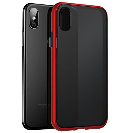 BİKAPAK ELIT ENIGMA IPHONE XS MAX KIRMIZI KAPAK