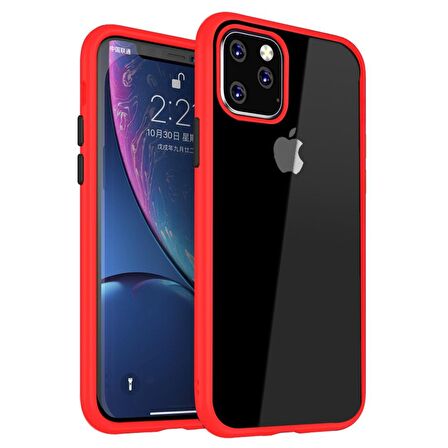 BİKAPAK ELIT SHINE IPHONE 11 PRO KIRMIZI KAPAK