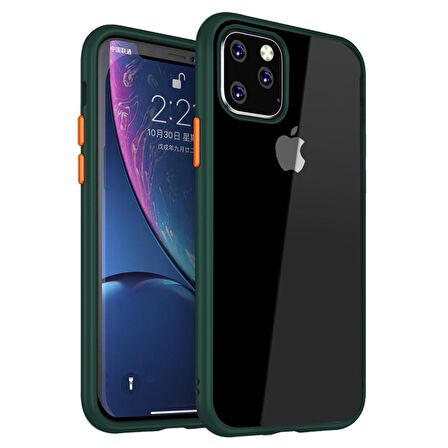 BİKAPAK ELIT SHINE IPHONE 11 PRO MAX YEŞİL KAPAK