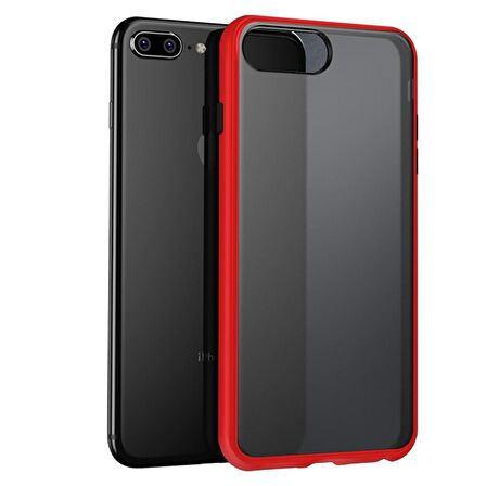 BİKAPAK ELIT ENIGMA IPHONE 7/8 PLUS FULL KIRMIZI K