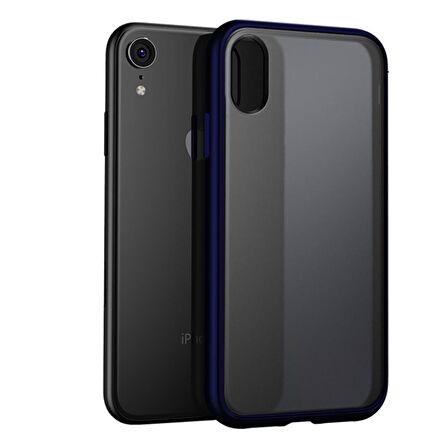BİKAPAK ELIT ENIGMA IPHONE XR FULL MAVİ KAPAK