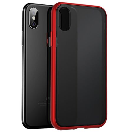 BİKAPAK ELIT ENIGMA IPHONE XS MAX FULL KIRMIZI KAP