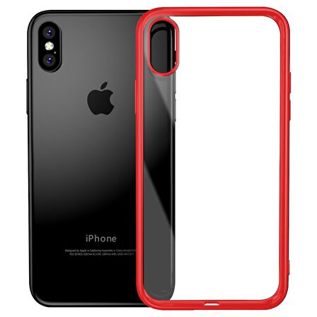 BİKAPAK ELIT SHINE IPHONE X/XS FULL KIRMIZI KAPAK