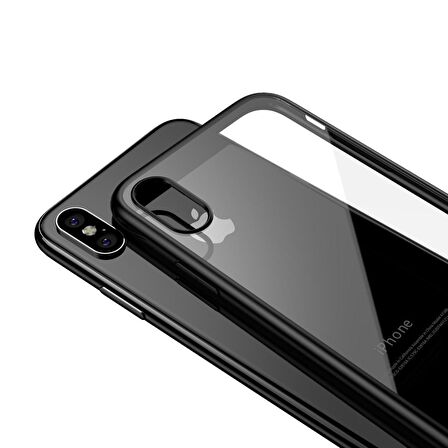BİKAPAK ELIT SHINE IPHONE XS MAX FULL KIRMIZI KAPAK
