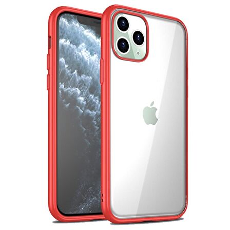 BİKAPAK ELIT SHINE IPHONE 11 PRO FULL KIRMIZI KAPA