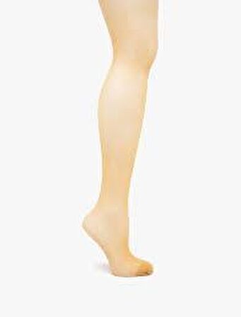 Koton Kadın Sarı Düz Külotlu Çorap 9KAK85031AA