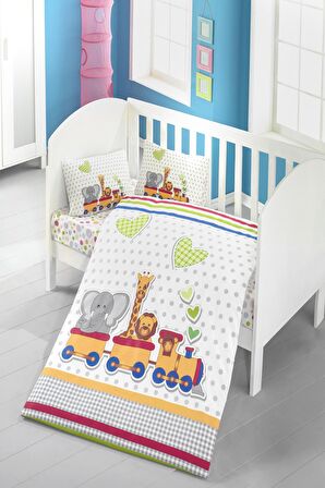 Komfort Home Bebek Uyku Seti %100 Pamuk (Yorgan ve +2 Yastıklı)