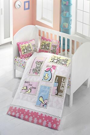 Komfort Home Bebek Nevresim Takımı %100 Pamuk (Victoria)