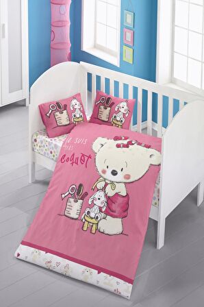 Komfort Home Bebek Uyku Seti %100 Pamuk (Yorgan ve +2 Yastıklı)