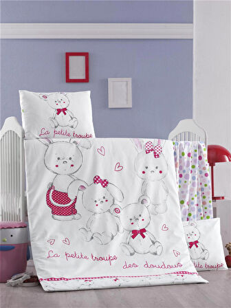 Komfort Home Bebek Uyku Seti %100 Pamuk (Yorgan ve +2 Yastıklı)