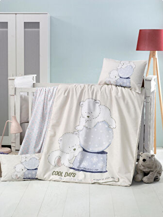 Komfort Home Bebek Uyku Seti %100 Pamuk (Yorgan ve +2 Yastıklı)