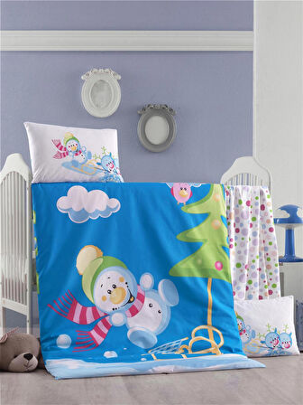 Komfort Home Bebek Uyku Seti %100 Pamuk (Yorgan ve +2 Yastıklı)