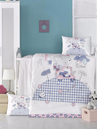 Komfort Home Bebek Uyku Seti %100 Pamuk (Yorgan ve +2 Yastıklı)