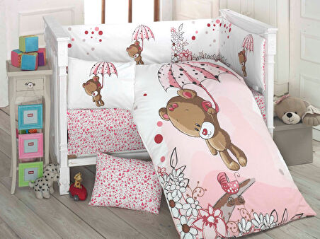 Komfort Home Bebek Uyku Seti 8 Parça Ranforce %100 Pamuk /TonTon