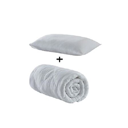 Komfort Home Tek Kişilik Microfiber Yazlık İnce Yorgan + Yastık