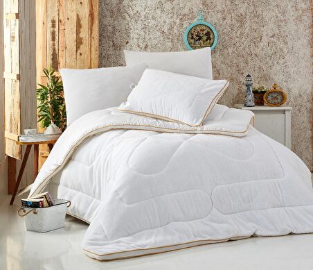 Komfort Home Tek Kişilik Welsoft-Micro Klimalı Yorgan+Yastık