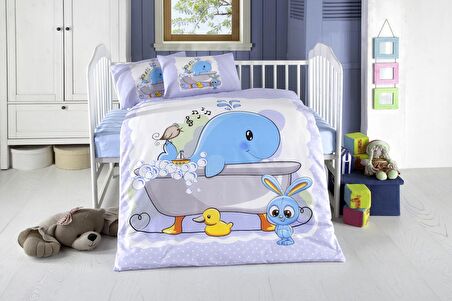 Komfort Home Bebek Uyku Seti %100 Pamuk (Yorgan ve +2 Yastıklı)