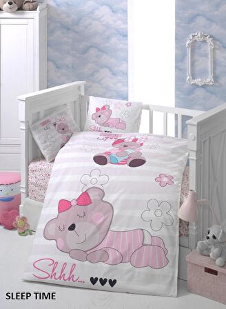 Komfort Home Bebek Uyku Seti %100 Pamuk (Yorgan ve +2 Yastıklı)