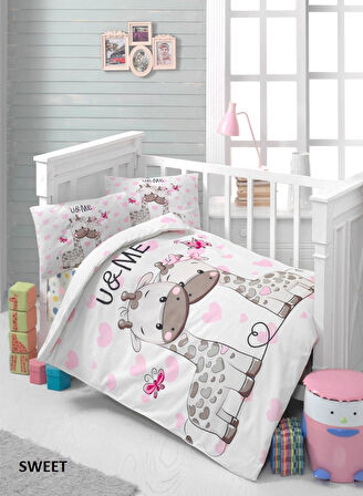 Komfort Home Bebek Uyku Seti %100 Pamuk (Yorgan ve +2 Yastıklı)