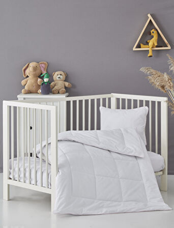 Komfort Home Pamuklu Bebek Yorganı + Yastık