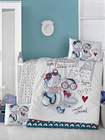 Komfort Home Bebek Nevresim Takımı %100 Pamuk / Travel Bears