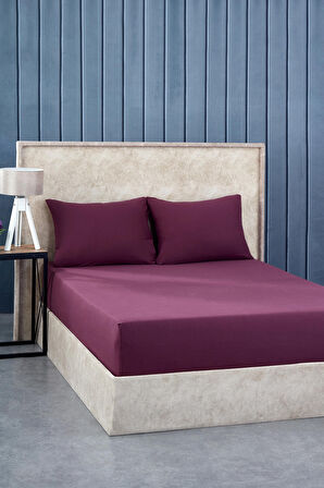Komfort Home Çift Kişilik Penye Lastikli Çarşaf Seti 150x200 CM