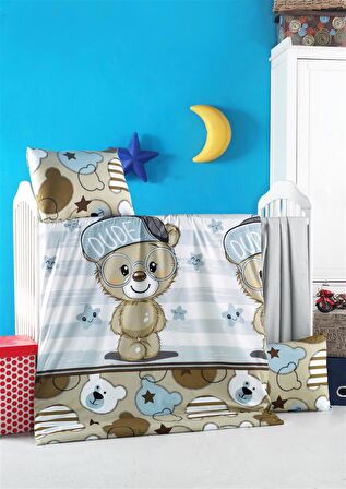 Komfort Home Bebek Uyku Seti %100 Pamuk / Bear